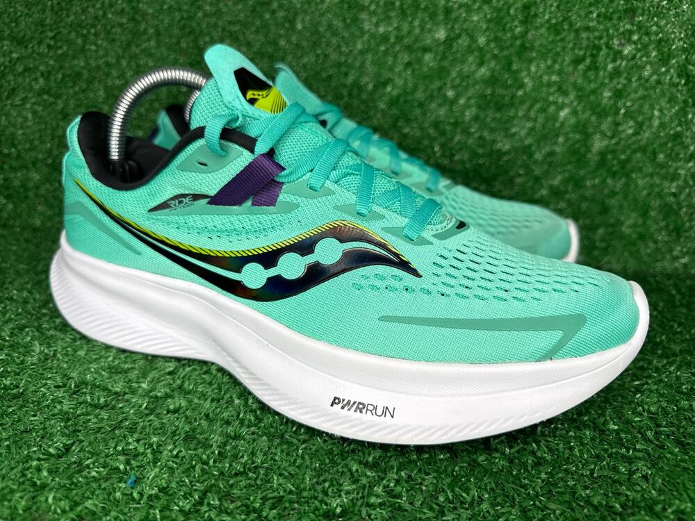 Saucony Ride 15 Running Shoes Cool Mint Zest Womens Size 9